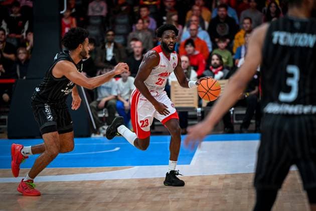 Barmer 2. Basketball Bundesliga ProA: Rheinstars Köln vs. Tigers Tübingen, 20.10.2025 Michael Jordan Miller (RheinStarsKöln 23), Barmer 2. Basketball Bundesliga ProA: Rheinstars Köln vs. Tigers Tübingen am 20.10.2025 in der Motorworld Köln in Koeln (Nordrhein-Westfalen) Copyright: xBEAUTIFULxSPORTS Mueller-Laschetx