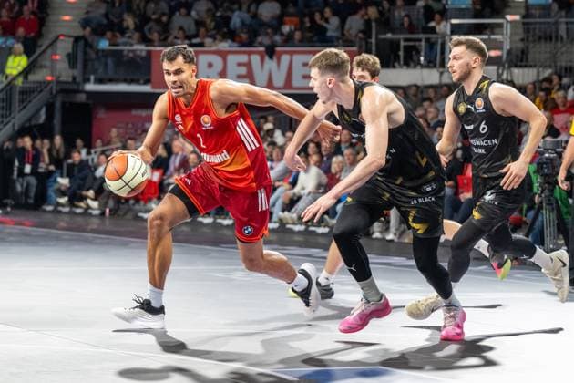 Oscar da Silva 1 (FC Bayern Basketball), FC Bayern Basketball vs. Basketball Loewen Braunschweig, BBL-Pokal, Achtelfinale, 20.10.2025 Muenchen Bayern Deutschland