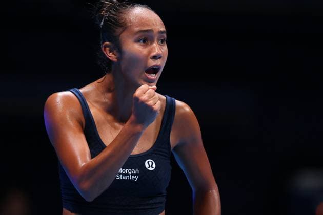 Leylah Fernandez (CAN), OCTOBER 21, 2025 - Tennis : TORAY PAN PACIFIC OPEN TENNIS 2025 Singles Round 32 Match at Ariake Coliseum, Tokyo, Japan. Noxthirdxpartyxsales  aflo_307650977