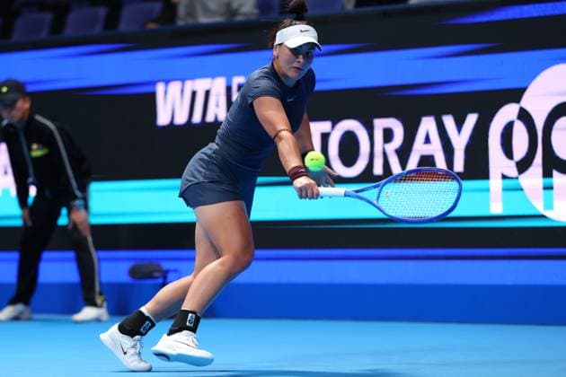 Bianca Vanessa Andreescu (CAN), OCTOBER 21, 2025 - Tennis : TORAY PAN PACIFIC OPEN TENNIS 2025 Singles Round 32 Match at Ariake Coliseum, Tokyo, Japan. Noxthirdxpartyxsales  aflo_307653340