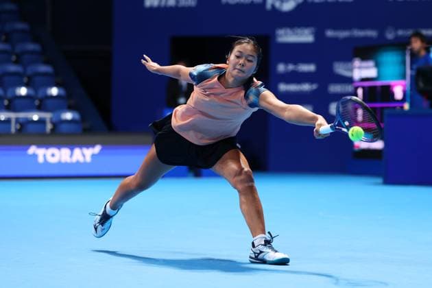 Wakana Sonobe (JPN), OCTOBER 21, 2025 - Tennis : TORAY PAN PACIFIC OPEN TENNIS 2025 Singles Round 32 Match at Ariake Coliseum, Tokyo, Japan. Noxthirdxpartyxsales  aflo_307666035