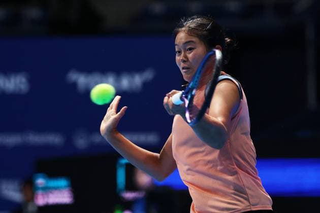 Wakana Sonobe (JPN), OCTOBER 21, 2025 - Tennis : TORAY PAN PACIFIC OPEN TENNIS 2025 Singles Round 32 Match at Ariake Coliseum, Tokyo, Japan. Noxthirdxpartyxsales  aflo_307666072