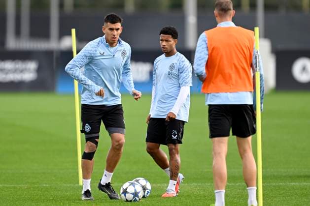 Bayern Munchen v Club Brugge - UEFA Champions League Media Activities 21 10 2025 WESTKAPELLE, BELGIUM - OCTOBER 21 : Campbell Shandre forward of Club Brugge pictured during a training session ahead of the UEFA Champions League 2025 26 League Phase MD3 match between Bayern Munchen and Club Brugge on October 21, 2025 in Westkapelle, Belgium, 21 10 2025 Westkapelle Belgium  Copyright: xNicoxVereeckenx
