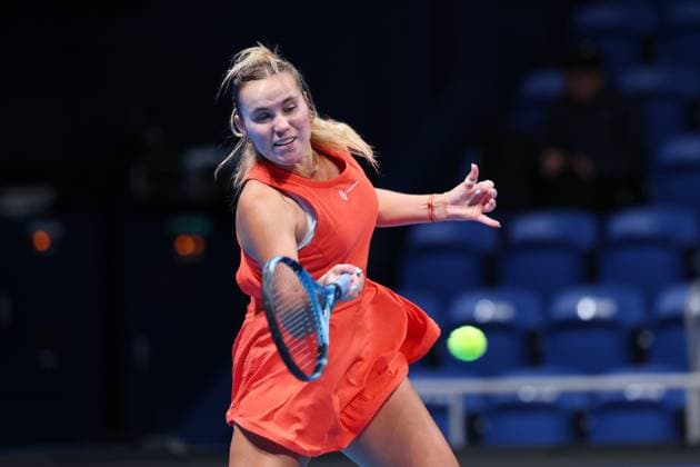 Sofia Kenin (USA), OCTOBER 21, 2025 - Tennis : TORAY PAN PACIFIC OPEN TENNIS 2025 Singles Round 32 Match at Ariake Coliseum, Tokyo, Japan. Noxthirdxpartyxsales  aflo_307676999