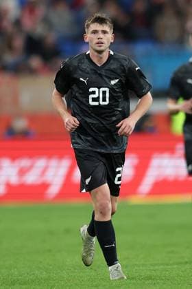 CALLUM McCOWATT, Nuova Zelanda, Amichevole, Friendly match, 2025-26, Poland vs New Zealand 1-0, 09-10-2025, Azione, Action, Single shot CALCIO 2025-26 AMICHEVOLE POLONIA-NUOVA ZELANDA 1-0