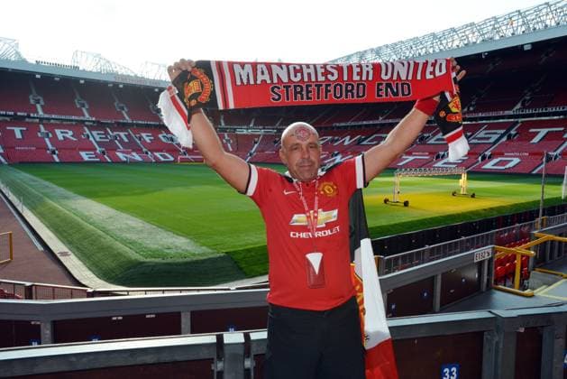 Mr Manchester United, ManU visits Old Trafford. Mr Manchester United visits Old Trafford. 23.08.2014  Copyright: xNeilxJonesx NINTCHDBPICT000118857497