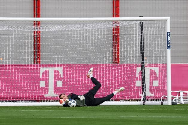 Manuel Neuer (FC Bayern Muenchen, 01), GER, Abschlusstraining, FC Bayern Muenchen, Fussball, UEFA Champions League, Liga-Phase, 3. Spieltag, Saison 2025 2026, 21.10.2025, GER, Abschlusstraining, FC Bayern Muenchen, Fussball, UEFA Champions League, Liga-Phase, 3. Spieltag, Saison 2025 2026, 21.10.2025 Muenchen Copyright: xEibner-Pressefoto JennixMaulx EP_JML