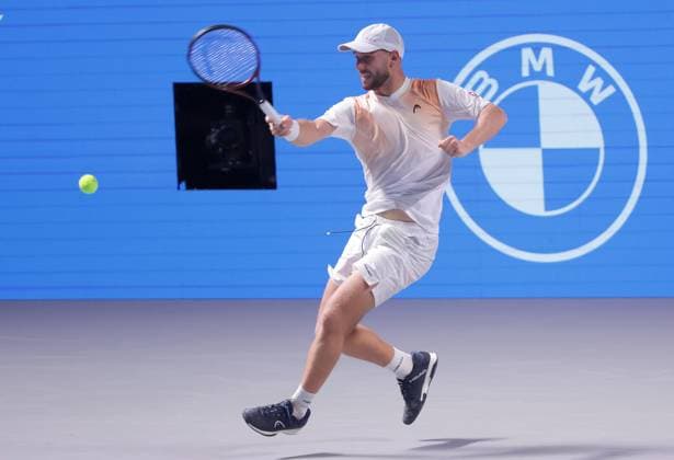 TENNIS - ATP, Tennis Herren Erste Bank Open VIENNA,AUSTRIA,21.OCT.25 - TENNIS - ATP World Tour, Erste Bank Open. Image shows Filip Misolic (AUT).  GEPAxpictures xWalterxLuger