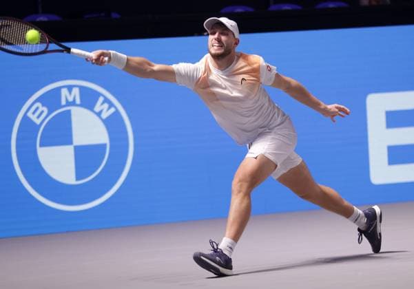 TENNIS - ATP, Tennis Herren Erste Bank Open VIENNA,AUSTRIA,21.OCT.25 - TENNIS - ATP World Tour, Erste Bank Open. Image shows Filip Misolic (AUT).  GEPAxpictures xWalterxLuger