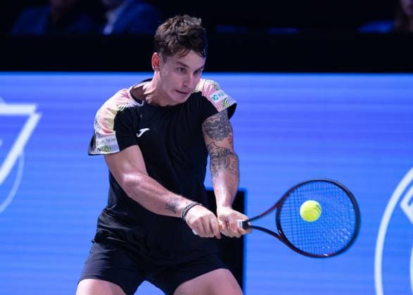 Camilo Ugo Carabelli (ARG) Tennis - ERSTE BANK OPEN 2025 - ATP, Tennis Herren 500 - Stadthalle - Wien - - Oesterreich - 21 October 2025. Copyright: xJuergenxHasenkopfx