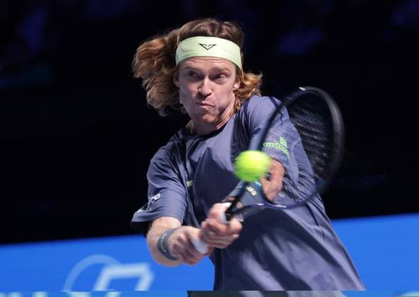 TENNIS - ATP, Tennis Herren Erste Bank Open VIENNA,AUSTRIA,21.OCT.25 - TENNIS - ATP World Tour, Erste Bank Open. Image shows Andrey Rublev (RUS).  GEPAxpictures xWalterxLuger