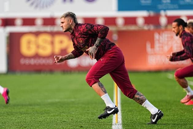 Ahead of Galatasaray and Bodo Glimt - UEFA Champions League ISTANBUL, TURKIYE - OCTOBER 21: Mauro Icardi of Galatasaray attends the training session at Kemerburgaz Metin Oktay Facilities ahead of UEFA Champions League football match between Galatasaray and Bodo Glimt in Istanbul, Turkiye on October 21, 2025. Adem Kutucu Anadolu Istanbul Turkey. Editorial use only. Please get in touch for any other usage.  Copyright: x2025xAnadoluxAdemxKutucux