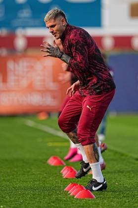 Ahead of Galatasaray and Bodo Glimt - UEFA Champions League ISTANBUL, TURKIYE - OCTOBER 21: Mauro Icardi of Galatasaray attends the training session at Kemerburgaz Metin Oktay Facilities ahead of UEFA Champions League football match between Galatasaray and Bodo Glimt in Istanbul, Turkiye on October 21, 2025. Adem Kutucu Anadolu Istanbul Turkey. Editorial use only. Please get in touch for any other usage.  Copyright: x2025xAnadoluxAdemxKutucux