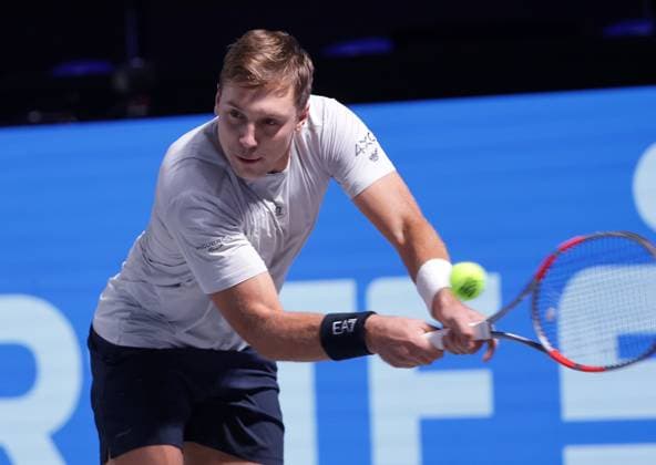 TENNIS - ATP, Tennis Herren Erste Bank Open VIENNA,AUSTRIA,21.OCT.25 - TENNIS - ATP World Tour, Erste Bank Open. Image shows Hamad Medjedovic (SRB).  GEPAxpictures xWalterxLuger