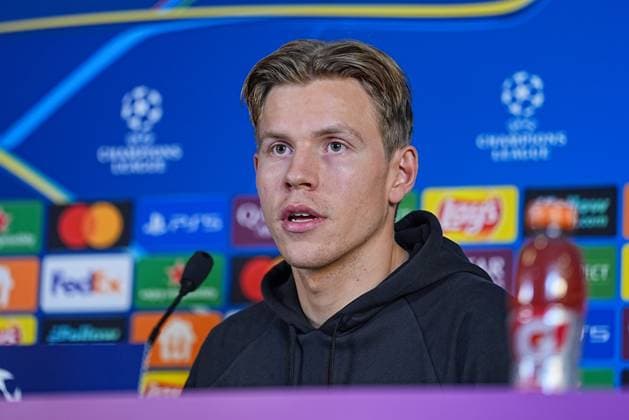 Ahead of Galatasaray and Bodo Glimt - UEFA Champions League ISTANBUL, TURKIYE - OCTOBER 21: Bodo Glimt player Jens Petter Hauge attends a press conference, PK, Pressekonferenz at RAMS Park ahead of UEFA Champions League football match between Galatasaray and Bodo Glimt in Istanbul, Turkiye on October 21, 2025. Adem Kutucu Anadolu Istanbul Turkey. Editorial use only. Please get in touch for any other usage.  Copyright: x2025xAnadoluxAdemxKutucux