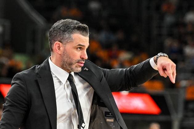 GER, EuroCup, ratiopharm Ulm vs Besiktas GAIN Istanbul 21.10.2025, ratiopharm arena, Neu-Ulm, GER, EuroCup, ratiopharm Ulm vs Besiktas GAIN Istanbul, im Bild Dusan Alimpijevic (Istanbul)