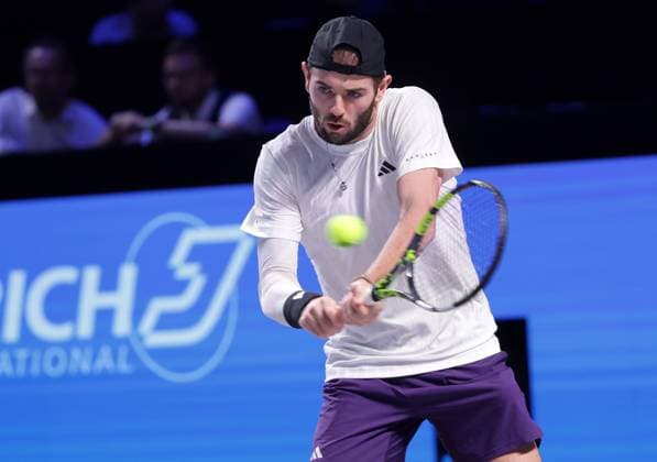 TENNIS - ATP, Tennis Herren Erste Bank Open VIENNA,AUSTRIA,21.OCT.25 - TENNIS - ATP World Tour, Erste Bank Open. Image shows Jacob Fearnley (GBR).  GEPAxpictures xWalterxLuger