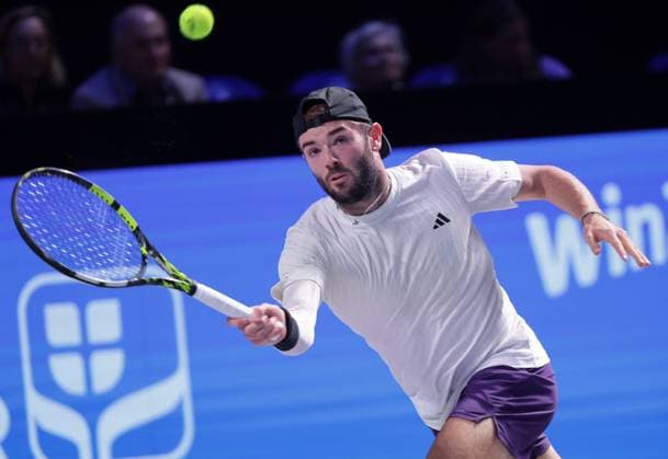TENNIS - ATP, Tennis Herren Erste Bank Open VIENNA,AUSTRIA,21.OCT.25 - TENNIS - ATP World Tour, Erste Bank Open. Image shows Jacob Fearnley (GBR).  GEPAxpictures xWalterxLuger