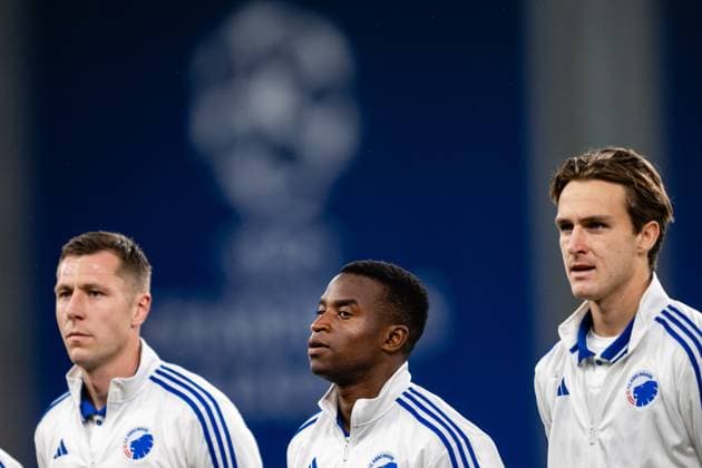 FC Copenhagen v Borussia Dortmund, UEFA Champions League, Copenhagen, Denmark Copenhagen, Denmark. 21st, October 2025. Youssoufa Moukoko of FC Copenhagen seen during the UEFA Champions League match between FC Copenhagen and Borussia Dortmund at Parken in Copenhagen. Denmark, Copenhagen  Copyright: xGonzalesxPhoto TobiasxJorgensenx