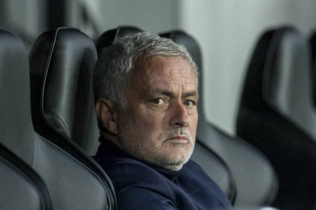 Jose Mourinho SL Benfica coach looks on during the UEFA Champions League match between Newcastle United vs SL Benfica at St James Park Stadium on October 21st,2025 (Photo by Joao Bravo Sports Press Photo) Copyright: xJoaoxBravox Sportspressphoto_SPR46040