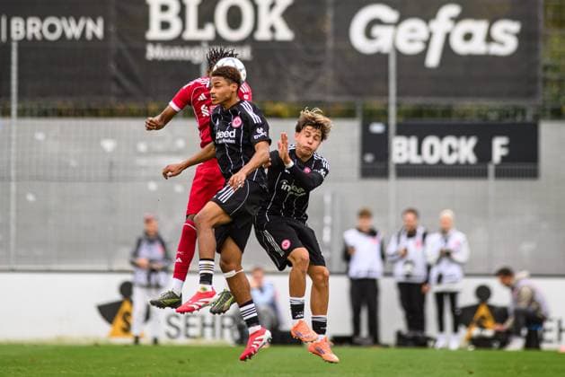 FRANKFURT, GERMANY - 22 OCTOBER, 2025: - UEFA Youth Champions League, match SG Eintracht Frankfurt vs Liverpool FC at Deutsche Bank Park.  Copyright: xx