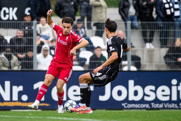 FRANKFURT, GERMANY - 22 OCTOBER, 2025: - UEFA Youth Champions League, match SG Eintracht Frankfurt vs Liverpool FC at Deutsche Bank Park.  Copyright: xx