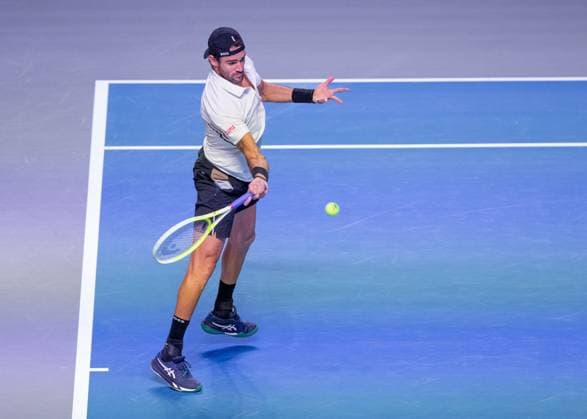 Matteo Berrettini (ITA) Tennis - ERSTE BANK OPEN 2025 - ATP, Tennis Herren 500 - Stadthalle - Wien - - Oesterreich - 22 October 2025. Copyright: xJuergenxHasenkopfx