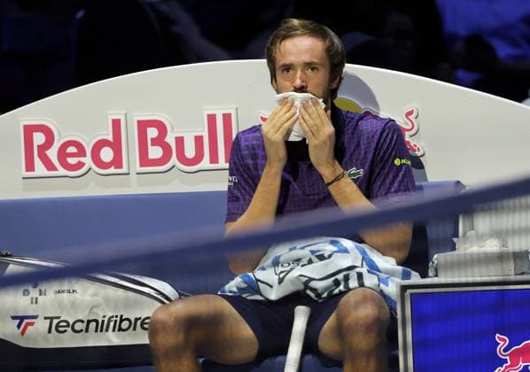TENNIS - ATP, Tennis Herren Erste Bank Open VIENNA,AUSTRIA,22.OCT.25 - TENNIS - ATP World Tour, Erste Bank Open. Image shows Daniil Medvedev (RUS).  GEPAxpictures xWalterxLuger
