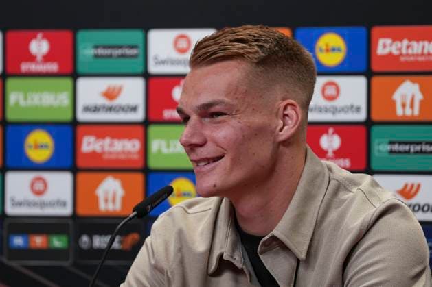 Philipp Lienhart (SC Freiburg, 03) , Pressekonferenz des SC Freiburg vor dem dritten Europa League Spiel in der Ligaphase, Pressegespräch, Deutschland, Fussball, UEFA Europa League, 3.Spieltag, 2025 2026, SC Freiburg vs. FC Utrecht, 22.10.2025, Pressekonferenz des SC Freiburg vor dem dritten Europa League Spiel in der Ligaphase, Pressegespräch, Europa-Park Stadion, Freiburg, Deutschland Freiburg Europa-Park Stadion Baden-Württemberg Deutschland Copyright: xArnexAmbergx