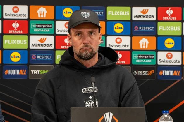 Sebastian Hoeneß (VfB Stuttgart, Trainer), Mediaday, Pressekonferenz, TUR, Fenerbahce Istanbul vs. VfB Stuttgart, Fussball, UEFA Europa League, Mediaday, Spieltag 3, Spielzeit 2025 2026, 22.10.2025, TUR, Fenerbahce Istanbul vs. VfB Stuttgart, Fussball, UEFA Europa League, Mediaday, Spieltag 3, Spielzeit 2025 2026, 22.10.2025, Istanbul Copyright: xEibner-Pressefoto EdwardxCheungx EP_ECG