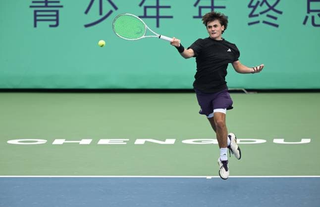 2025 ITF World Tennis Tour Junior Finals Chengdu , China Andres Santamarta Roig (ESP) vs Jack Kennedy (USA)