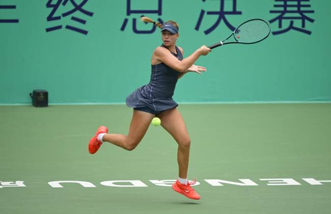 2025 ITF World Tennis Tour Junior Finals Chengdu , China Kristina Penickova (USA) vs Julia Stusek (GER)