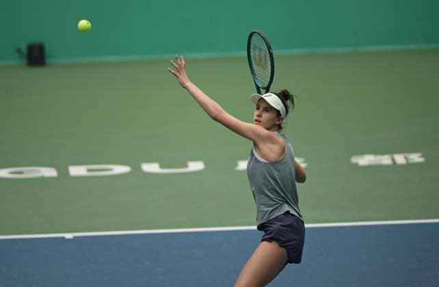 2025 ITF World Tennis Tour Junior Finals Chengdu , China Mia Pohankova (SVK) vs Ruien Zhang (CHN)