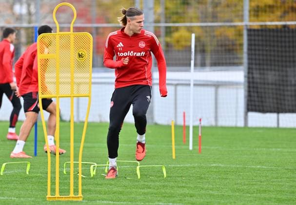 22.10..2025 - Fussball - 2. Fussball - Bundesliga - Saison 2025 2026 - 1. FC Nürnberg Nuernberg FCN ( Club ) - Training - Sportfoto Zink - xwoxzix - Artem Stepanov (11, 1. FC Nürnberg FCN )