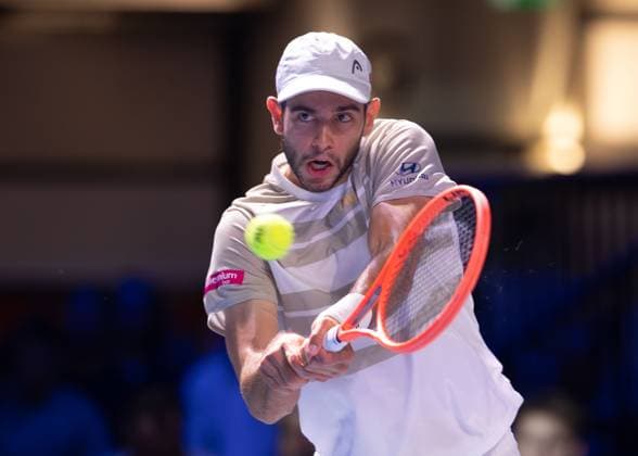 Nuno Borges (POR) Tennis - ERSTE BANK OPEN 2025 - ATP, Tennis Herren 500 - Stadthalle - Wien - - Oesterreich - 22 October 2025. Copyright: xJuergenxHasenkopfx