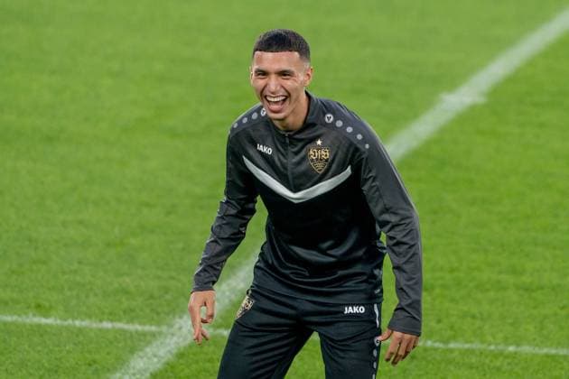 Bilal El Khannouss (VfB Stuttgart, 11), Abschlusstraining, TUR, Fenerbahce Istanbul vs. VfB Stuttgart, Fussball, UEFA Europa League, Mediaday, Spieltag 3, Spielzeit 2025 2026, 22.10.2025, TUR, Fenerbahce Istanbul vs. VfB Stuttgart, Fussball, UEFA Europa League, Mediaday, Spieltag 3, Spielzeit 2025 2026, 22.10.2025, Istanbul Copyright: xEibner-Pressefoto EdwardxCheungx EP_ECG