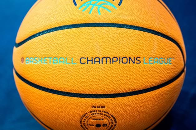 BCL: MLP Academics Heidelberg - Legia Warszawa; 22.10.2025 Basketball Champions League ball close-up Basketball Champions League: MLP Academics Heidelberg – Legia Warszawa, 22.10.2025 at SNP-Dome, Heidelberg. Copyright: xBEAUTIFULxSPORTS Gelhardtx