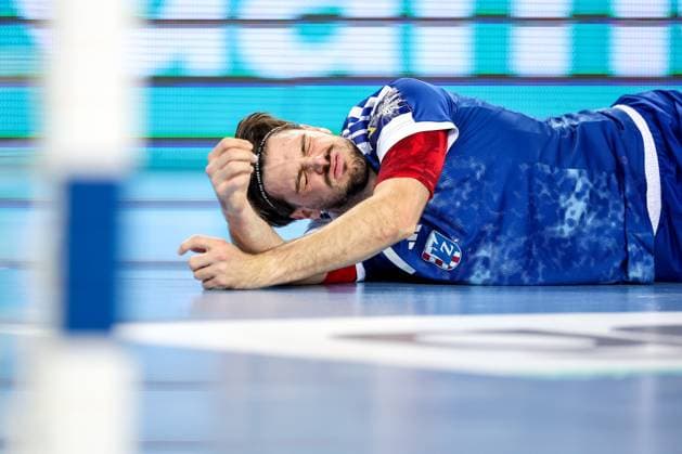 HC Zagreb v OTP Bank Pick Szeged: EHF Champions League Filip Glavas of HC Zagreb during the Men s EHF Champions League group B match between HC Zagreb and OTP Bank Pick Szeged at Arena Zagreb on October 22, 2025. in Zagreb, Croatia.  IgorxKralj PIXSELL