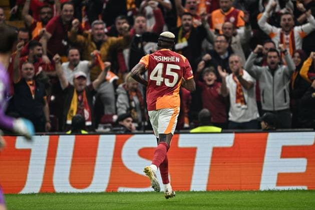 Galatasaray v Bodo Glimt - UEFA Champions League ISTANBUL, TURKIYE – OCTOBER 22: Victor Osimhen of Galatasaray celebrates after score a goal during the UEFA Champions League third-week match between Galatasaray and Bodo Glimt at RAMS Park in Istanbul, Turkiye on October 22, 2025. Cem Tekkesinoglu Anadolu Istanbul Turkey. Editorial use only. Please get in touch for any other usage.  Copyright: x2025xAnadoluxCemxTekkesinoglux