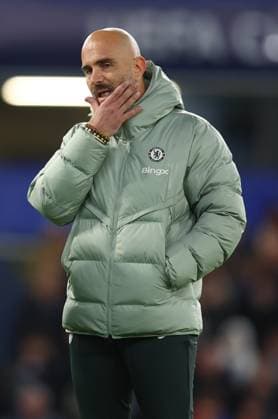 London, England, 22nd October 2025. Enzo Maresca manager of Chelsea during the Chelsea vs Ajax UEFA Champions League match at Stamford Bridge, London. Picture credit should read: Paul Terry Sportimage EDITORIAL USE ONLY. No use with unauthorised audio, video, data, fixture lists, club league logos or live services. Online in-match use limited to 120 images, no video emulation. No use in betting, games or single club league player publications. SPI_004_PT_Chelsea_Ajax SPI-4230-0007