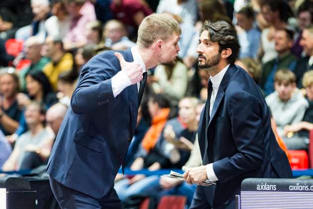 22.10.2025, xomx, Basketball BKT EuroCup, NINERS Chemnitz - London Lions v.l. Tautvydas Sabonis (London Lions) Chemnitz
