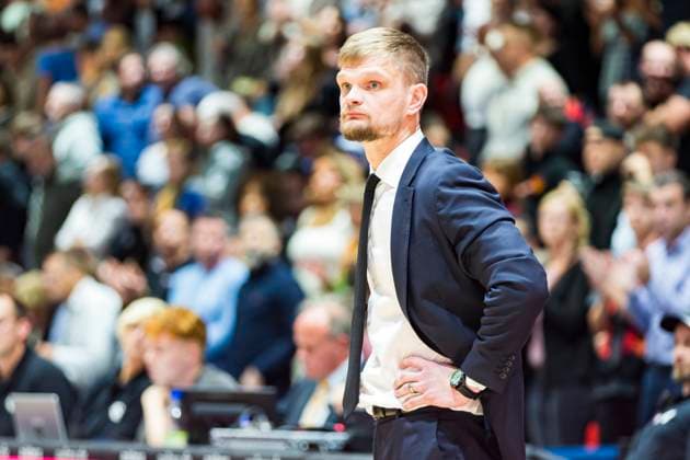 22.10.2025, xomx, Basketball BKT EuroCup, NINERS Chemnitz - London Lions v.l. Tautvydas Sabonis (London Lions) Chemnitz