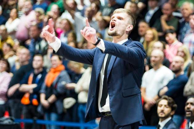 22.10.2025, xomx, Basketball BKT EuroCup, NINERS Chemnitz - London Lions v.l. Tautvydas Sabonis (London Lions) Chemnitz