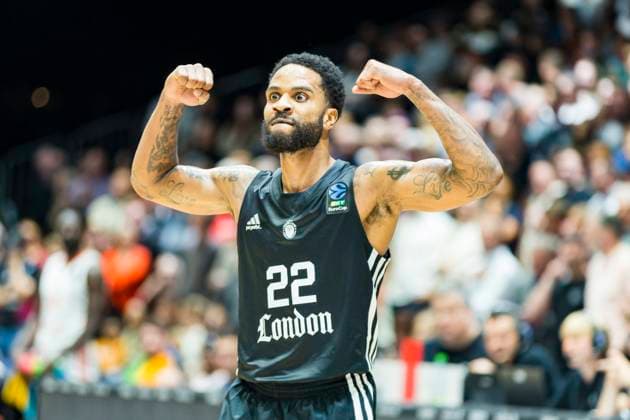 22.10.2025, xomx, Basketball BKT EuroCup, NINERS Chemnitz - London Lions v.l. Tarik Phillip (London Lions). Portrait, Portraet, Chemnitz
