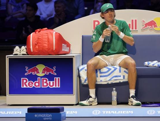 TENNIS - ATP, Tennis Herren Erste Bank Open VIENNA,AUSTRIA,22.OCT.25 - TENNIS - ATP World Tour, Erste Bank Open. Image shows Alex de Minaur (AUS).  GEPAxpictures xWalterxLuger