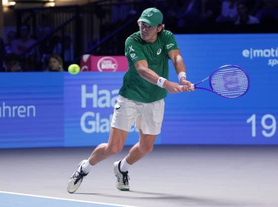 TENNIS - ATP, Tennis Herren Erste Bank Open VIENNA,AUSTRIA,22.OCT.25 - TENNIS - ATP World Tour, Erste Bank Open. Image shows Alex de Minaur (AUS).  GEPAxpictures xWalterxLuger