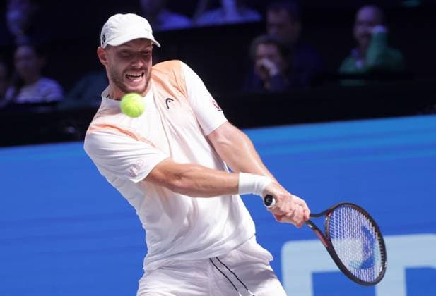 TENNIS - ATP, Tennis Herren Erste Bank Open VIENNA,AUSTRIA,22.OCT.25 - TENNIS - ATP World Tour, Erste Bank Open. Image shows Filip Misolic (AUT).  GEPAxpictures xWalterxLuger