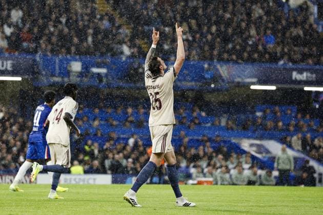 LONDON - Wout Weghorst of Ajax celebrates the 2-1 goal during the UEFA Champions League match between Chelsea FC and AFC Ajax at Stamford Bridge on October 22, 2025, in London, United Kingdom. ANP MAURICE VAN STEEN UEFA Champions League 2025-2026 xVIxANPxSportx xxANPxIVx 539990514 originalFilename: 539990514.jpg