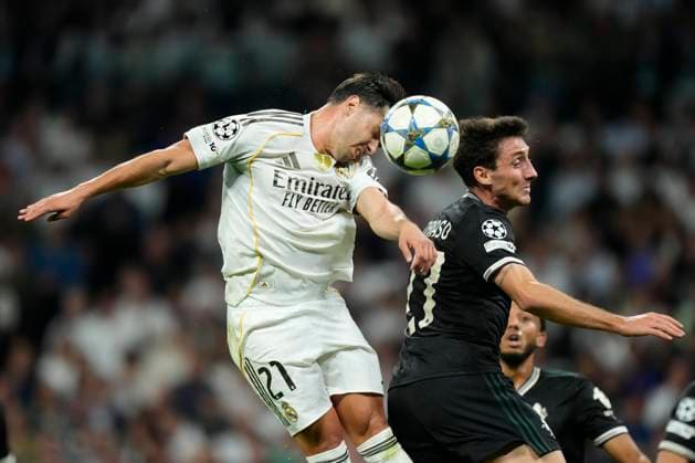 Real Madrid C.F. v Juventus - UEFA Champions League 2025 26 League Phase MD3 Brahim Diaz attacking midfield of Real Madrid and Spain shooting to goal during the UEFA Champions League 2025 26 League Phase MD3 match between Real Madrid C.F. and Juventus at Estadio Santiago Bernabeu on October 22, 2025 in Madrid, Spain. Madrid Spain  Copyright: xJosexBretonx originalFilename:bretonhernandez-realmadr251022_np6ai.jpg