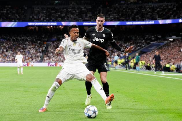 UEFA champions league - Real Madrid vs Juventus MADRID, SPAIN - October 22: during the UEFA champions league 2025 26 match between Real Madrid and Juventus at Santiago Bernabeu Stadium. (Photo by Guille Martinez f22photo) Madrid Santiago Bernabeu Stadium Spain Copyright: xGuillermoxMartinezx